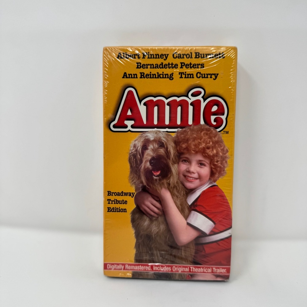 Annie VHS 1997 SEALED NEW Broadway Tribute Edition Never Opened Tape